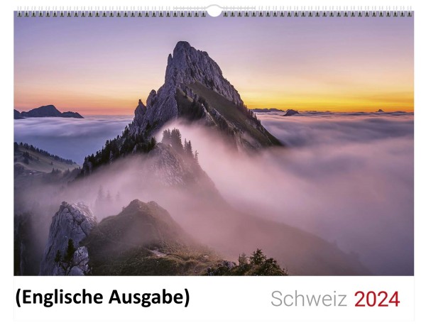 Schweizer Bildkalender 2024 - Englisch