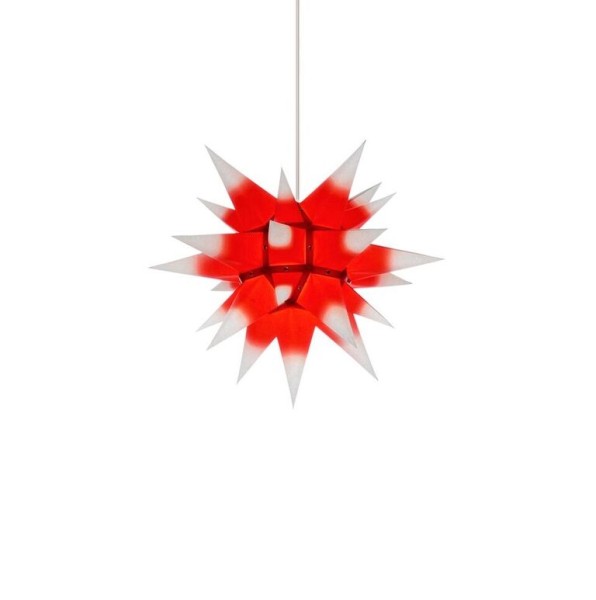 Herrnhuter Stern i4 40 cm weiß mit rotem Kern