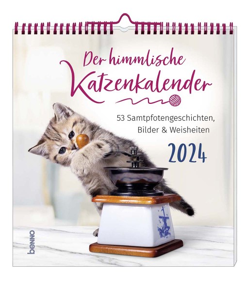 Der himmlische Katzenkalender 2025