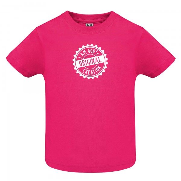 T-Shirt 'Original Creation' pink, Gr. 68/74